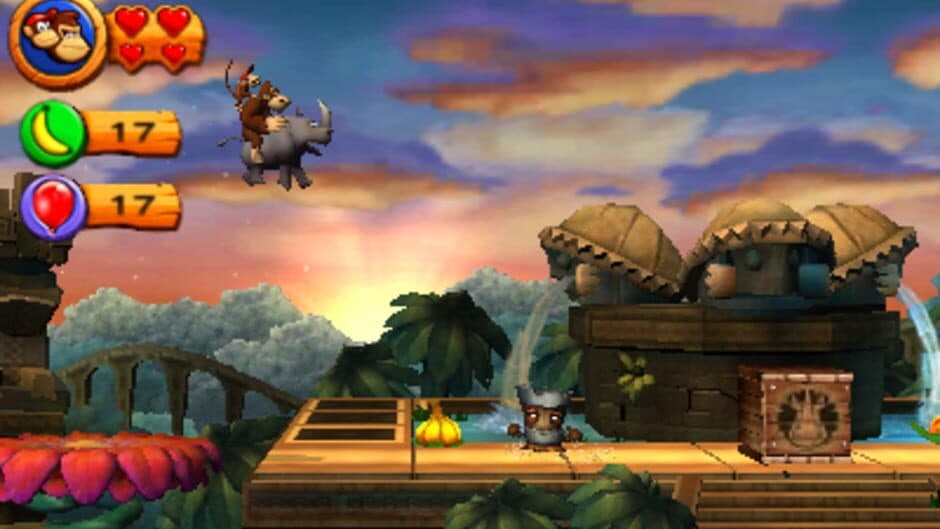 Donkey Kong Country Returns 3D - Captura 1