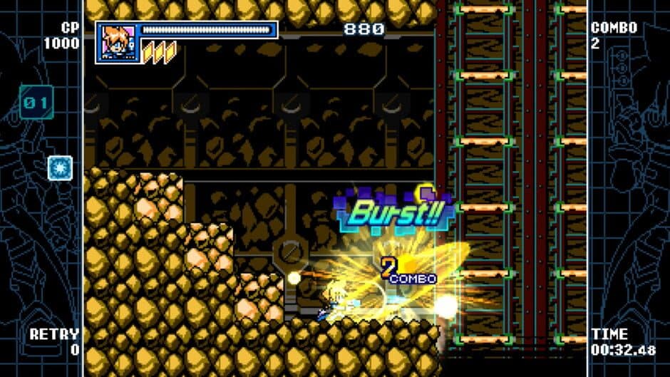 Mighty Gunvolt Burst - Captura 1