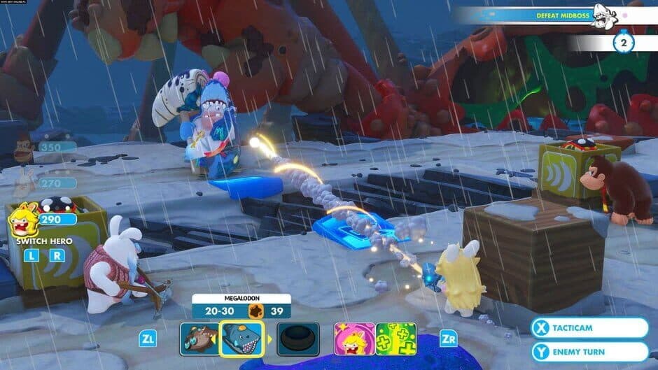 Mario + Rabbids Kingdom Battle: Donkey Kong Adventure - Captura 2