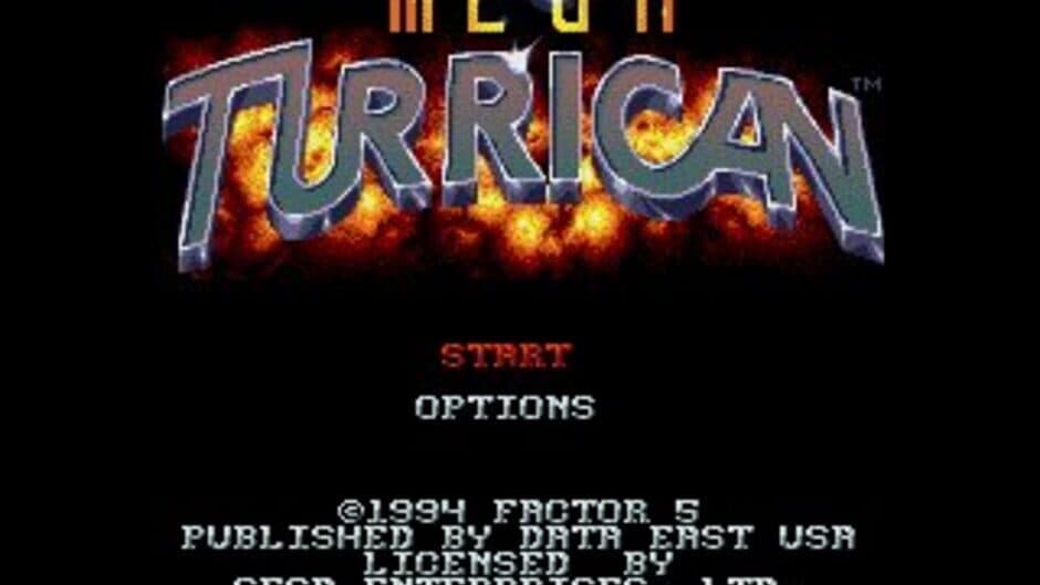 Mega Turrican - Captura 1