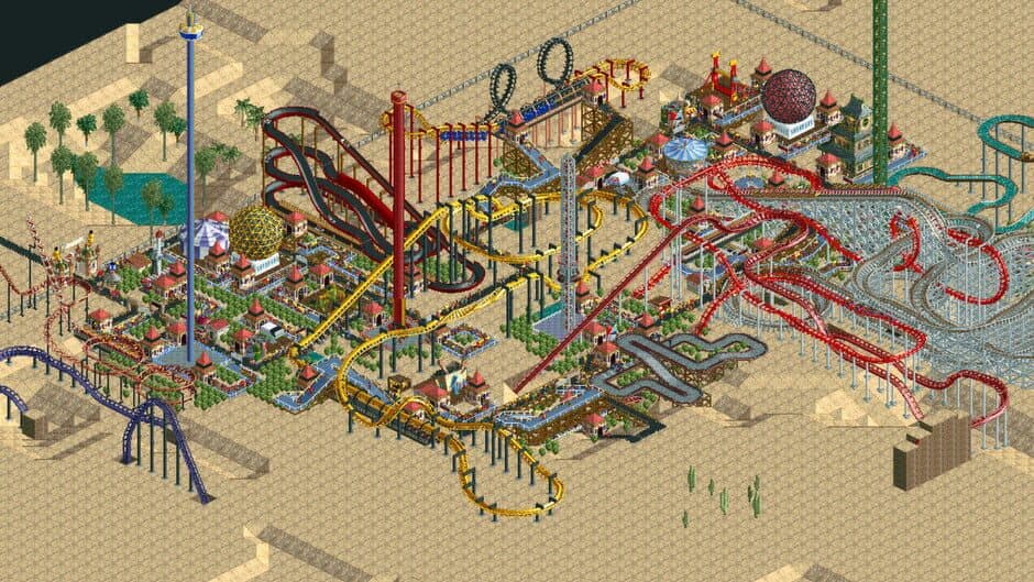 RollerCoaster Tycoon: Deluxe - Captura 3
