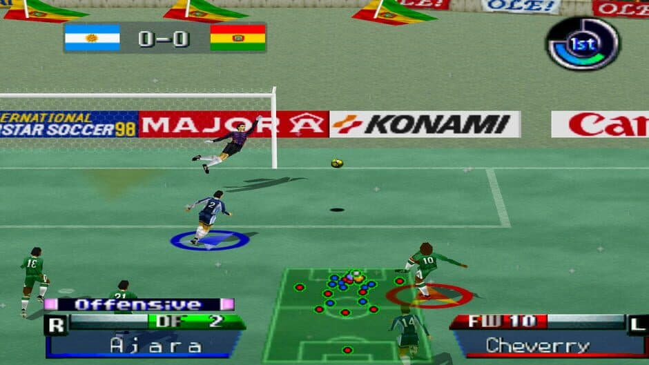 International Superstar Soccer '98 - Captura 2