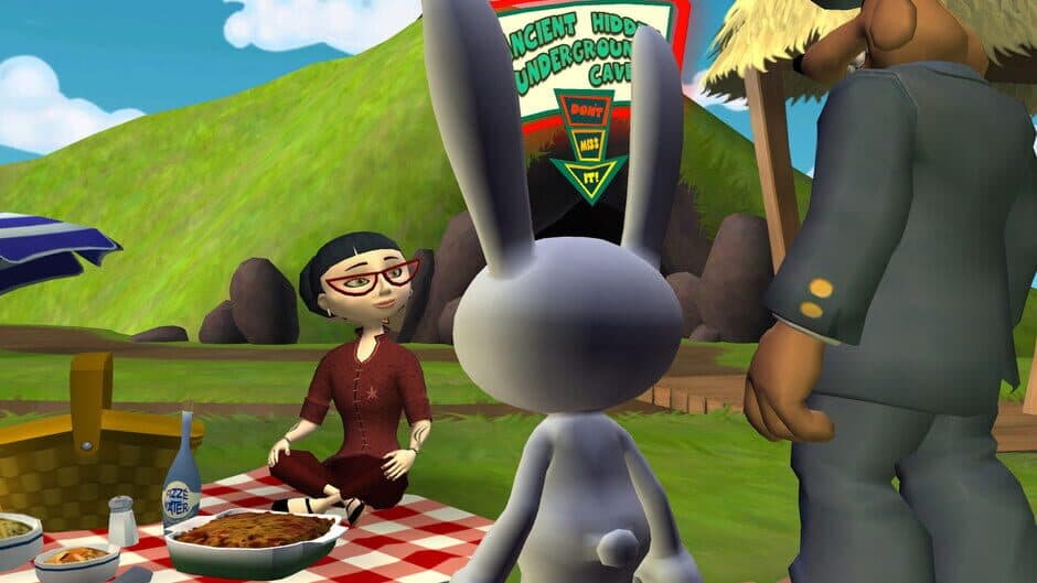 Sam & Max: Beyond Time and Space - Episode 2: Moai Better Blues - Captura 5