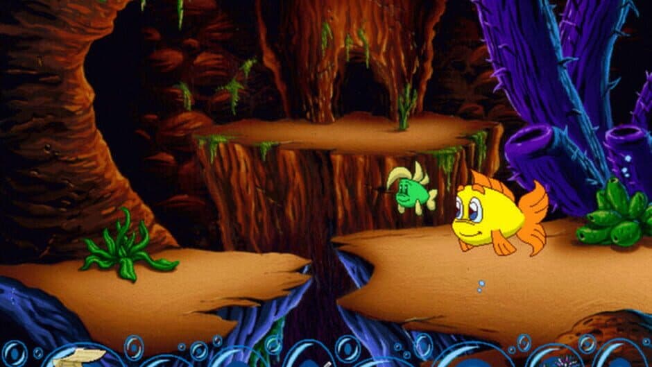 Freddi Fish 4: The Case of the Hogfish Rustlers of Briny Gulch - Captura 1