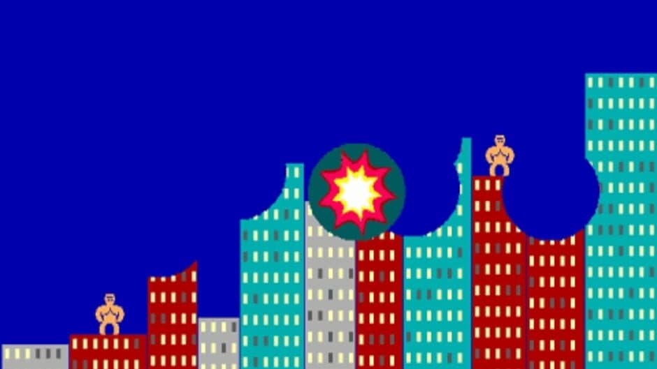 Qbasic Gorillas - Captura 1