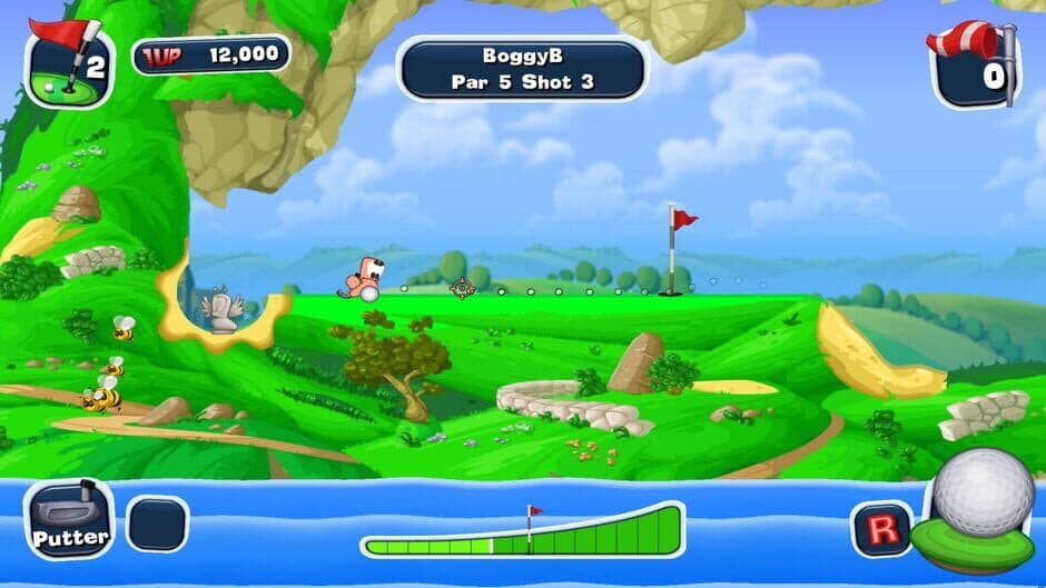 Worms Crazy Golf - Captura 3