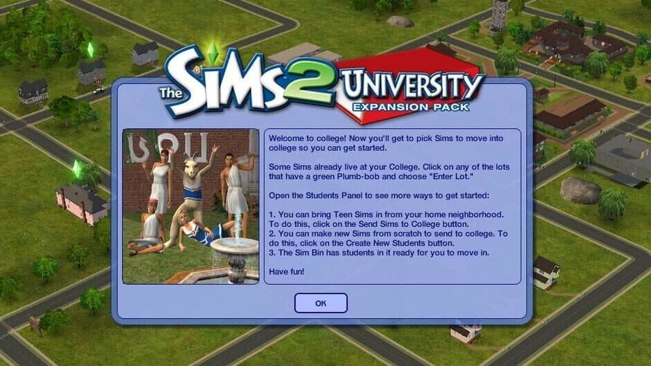 The Sims 2: University - Captura 1