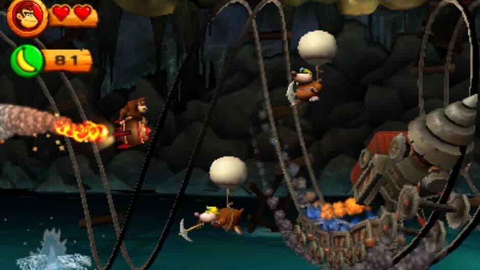 Donkey Kong Country Returns 3D - Captura 2