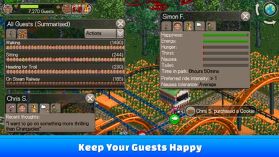 RollerCoaster Tycoon Classic - Captura 4