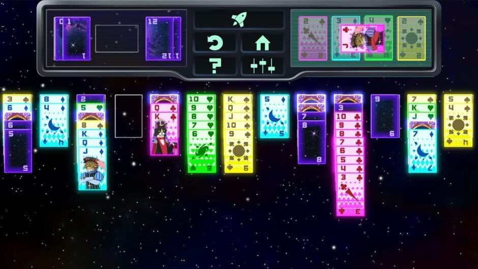 Space Cat Solitaire - Captura 0