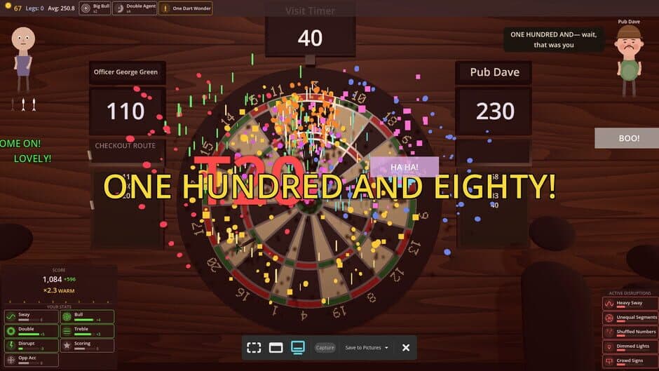 Dorts: A Darts Roguelike - Captura 1