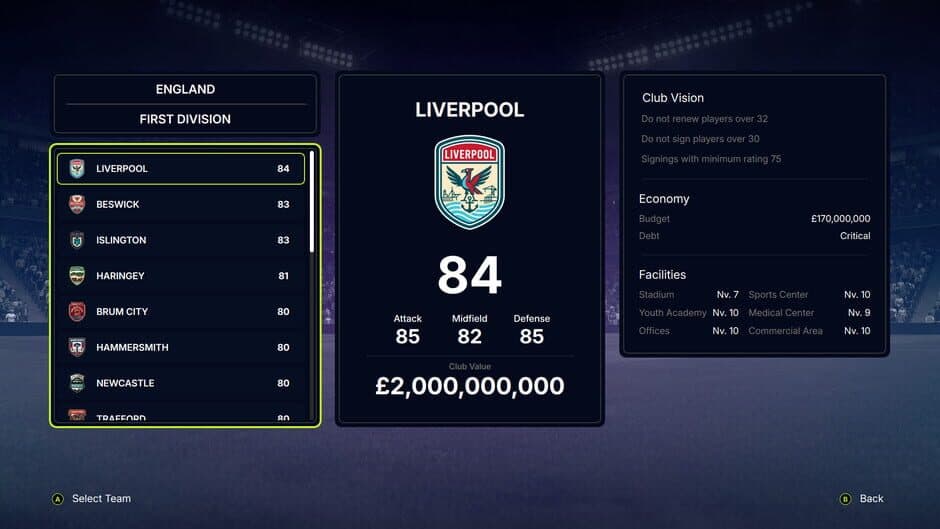 FD 27: Direct Your Football Club - Captura 1