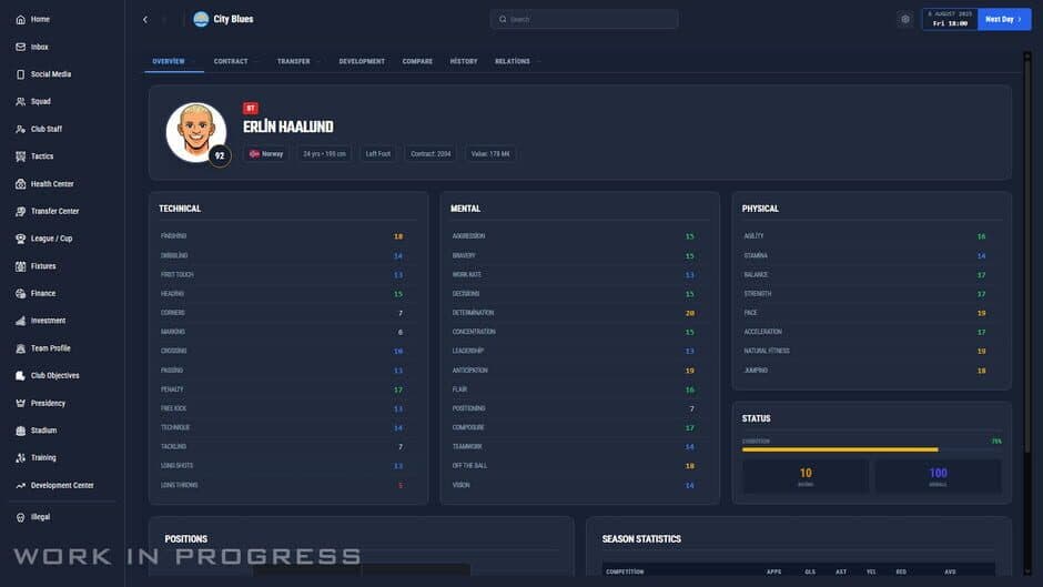 Pro Soccer Manager 27 - Captura 5