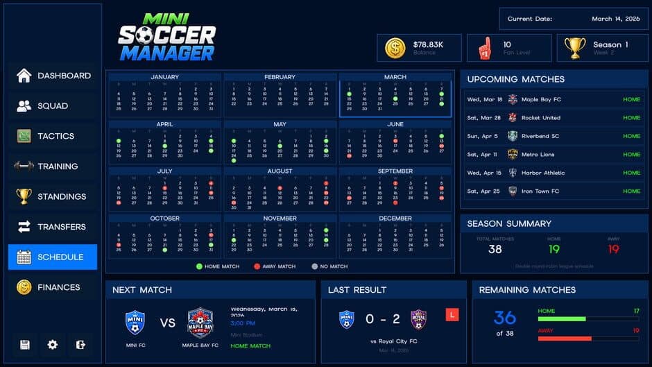 Mini Soccer Manager - Captura 8