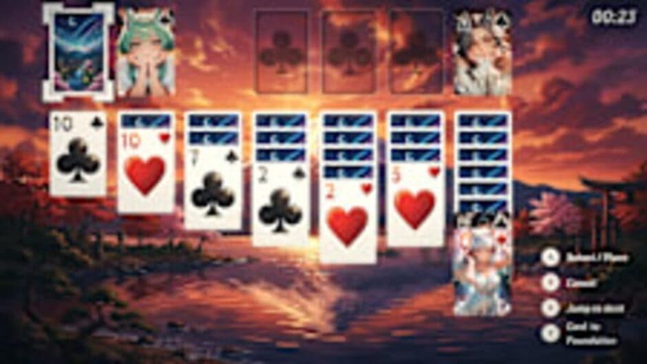Solitaire World: Anime Waifus - Captura 2