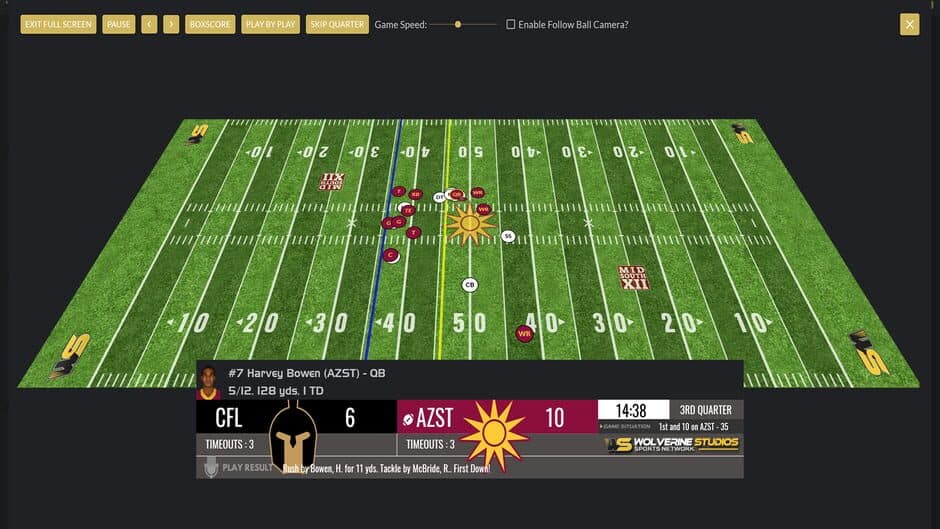 Draft Day Sports: College Football 27 - Captura 1