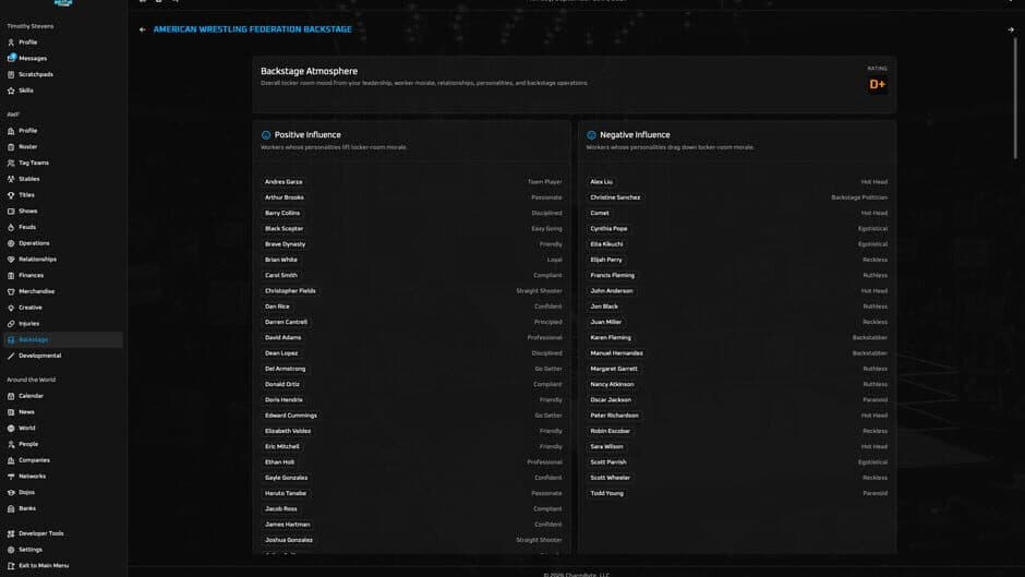 Pro Wrestling Tycoon - Captura 10