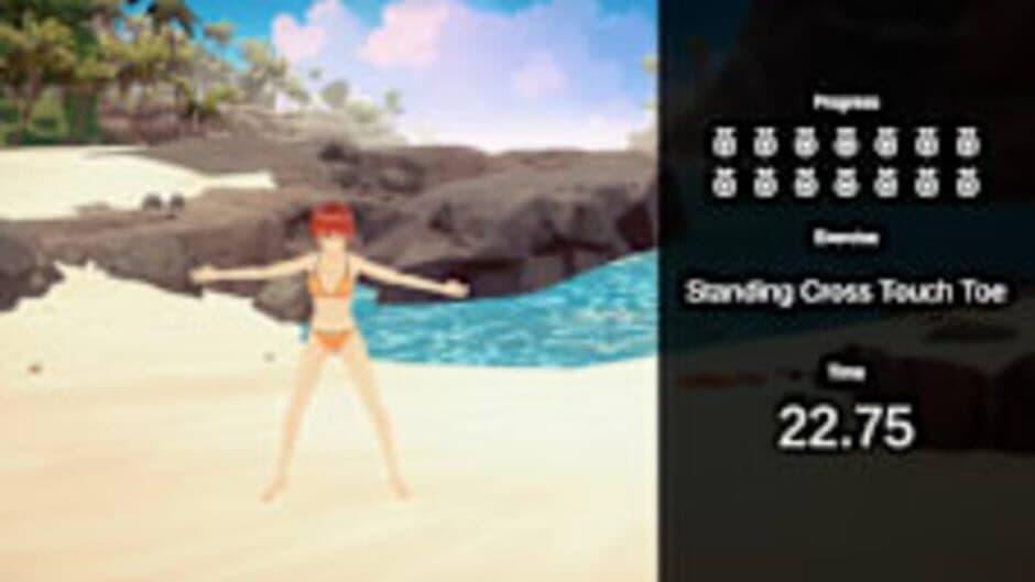 Anime Fitness: Summer Sweat - Captura 2