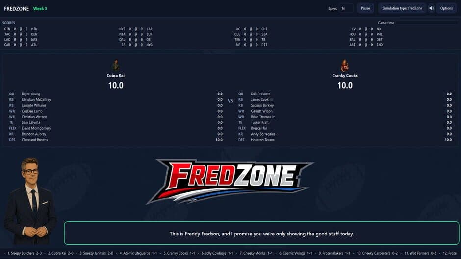 ReDraft: The Fantasy Football Simulator - Captura 3