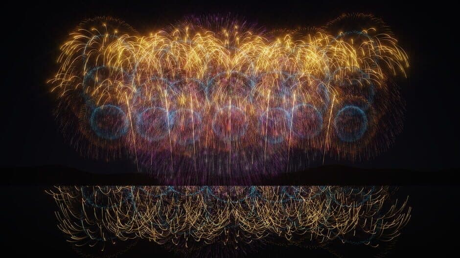 Burst Noir: Fireworks Simulator - Captura 1