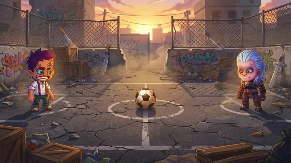 1x1 Street Football: mini soccer PvP - Captura 1