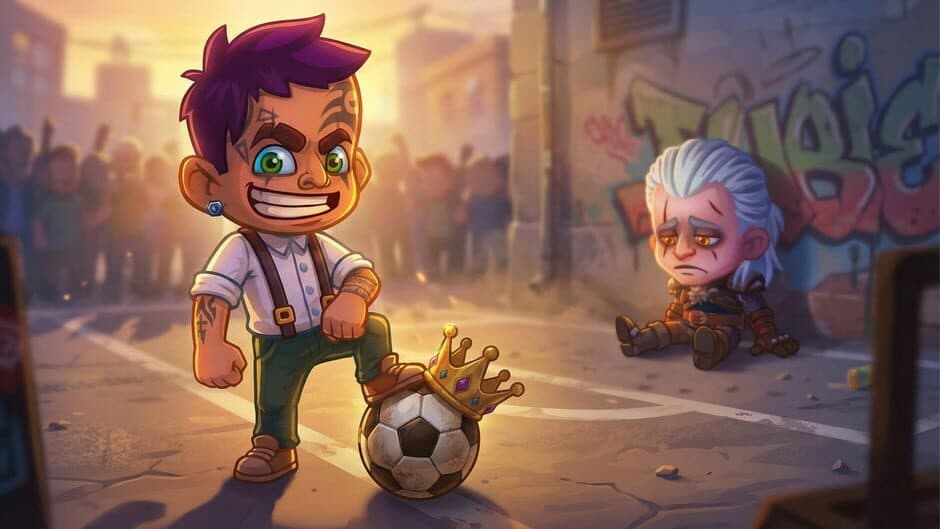 1x1 Street Football: mini soccer PvP - Captura 2