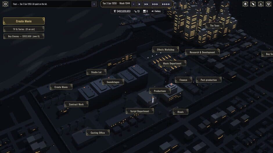 Backlot: Hollywood Studio Tycoon - Captura 3