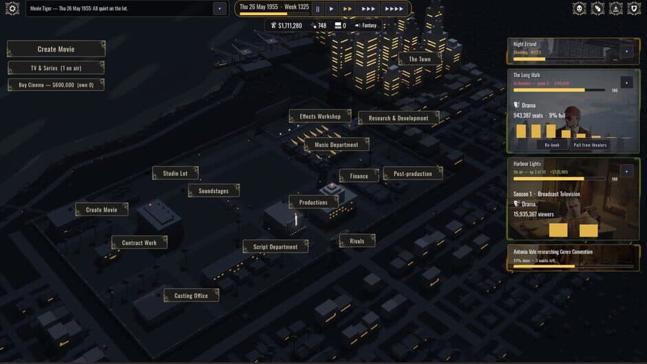 Backlot: Hollywood Studio Tycoon - Captura 1