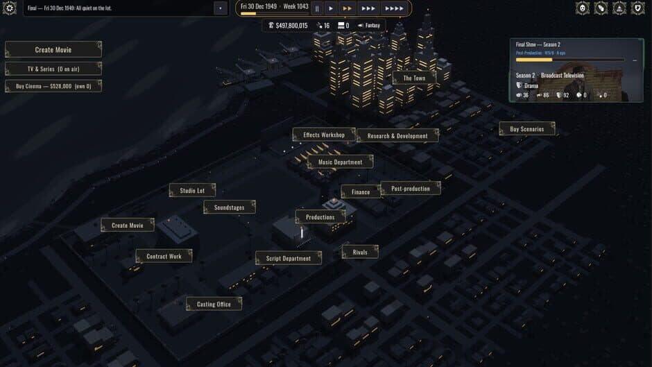 Backlot: Hollywood Studio Tycoon - Captura 11