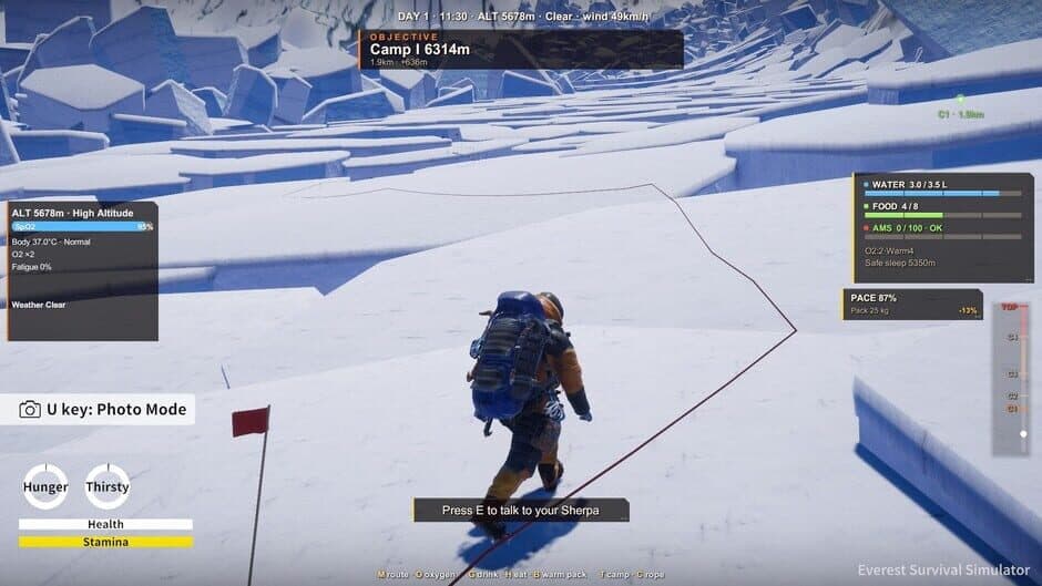 Everest: Survival Simulator - Captura 0