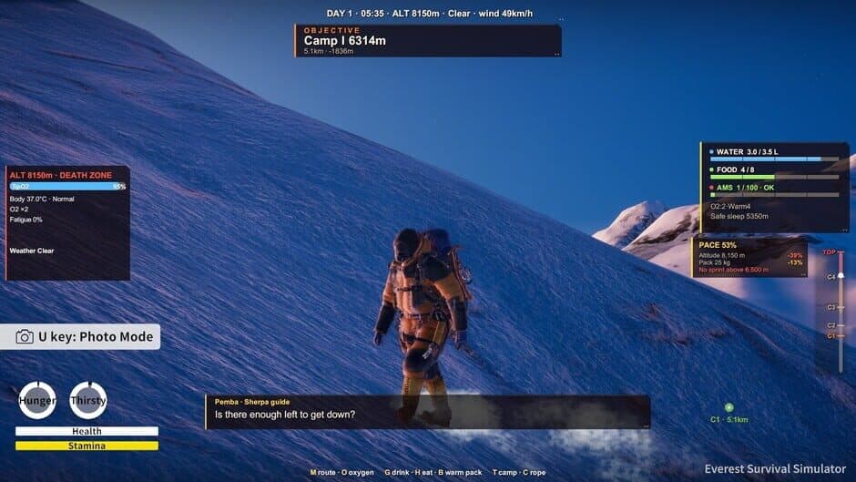 Everest: Survival Simulator - Captura 3