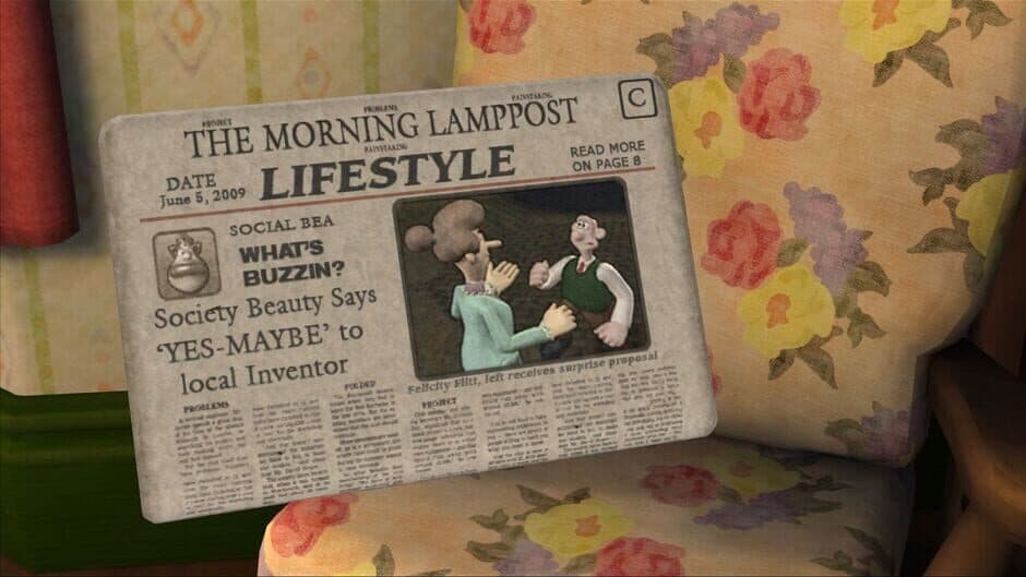 Wallace & Gromit's Grand Adventures: Episode 4 - The Bogey Man - Captura 1