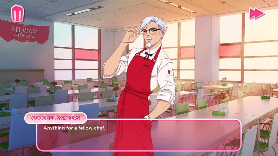 I Love You, Colonel Sanders! A Finger Lickin' Good Dating Simulator - Captura 3