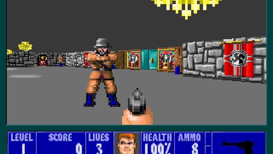 Wolfenstein 3D - Captura 1