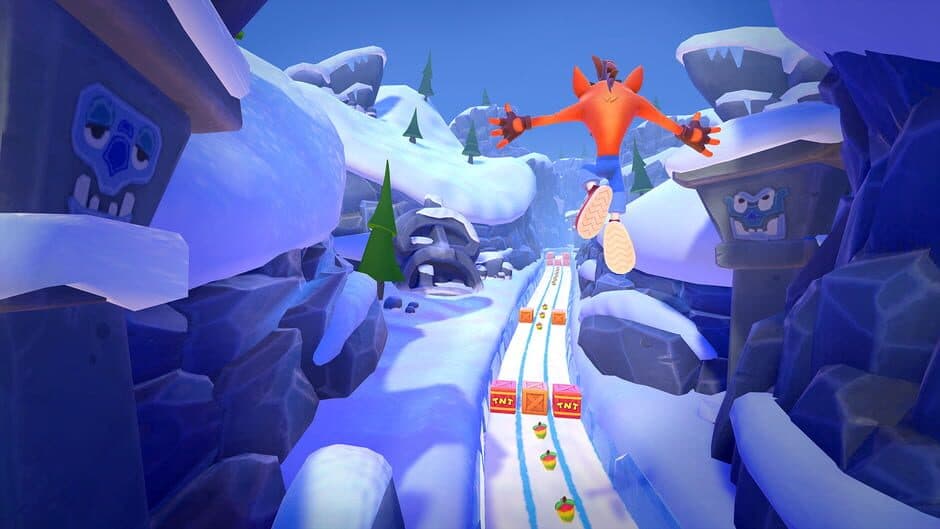 Crash Bandicoot: On the Run! - Captura 1