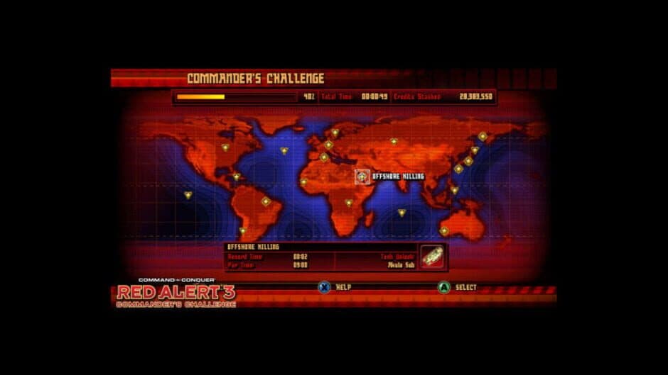 Command & Conquer: Red Alert 3 - Commander's Challenge - Captura 1