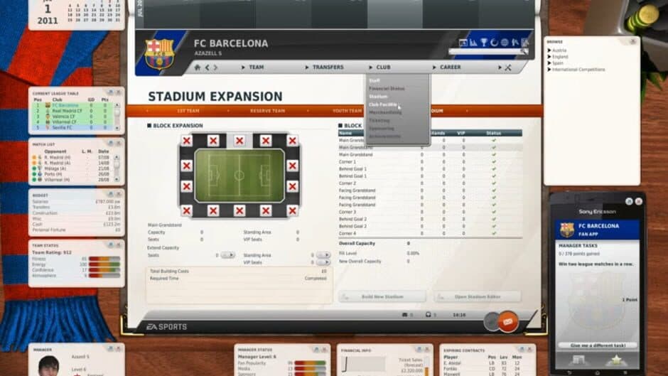 FIFA Manager 12 - Captura 1
