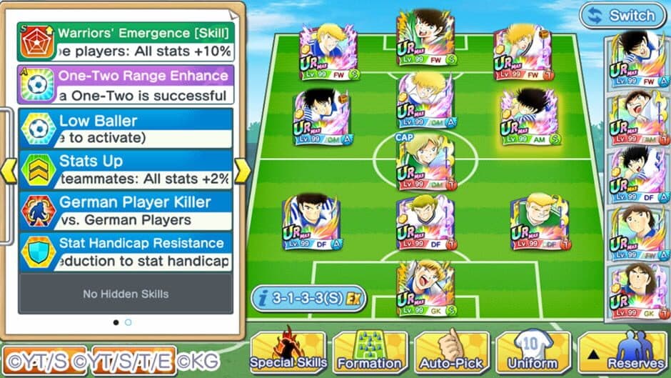 Captain Tsubasa: Dream Team - Captura 1