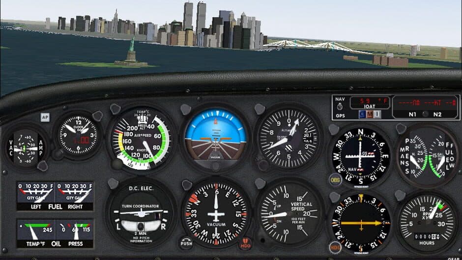 Microsoft Flight Simulator 2000 - Captura 1