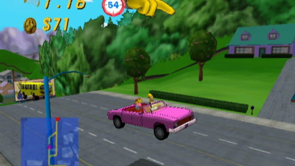 The Simpsons: Road Rage - Captura 3