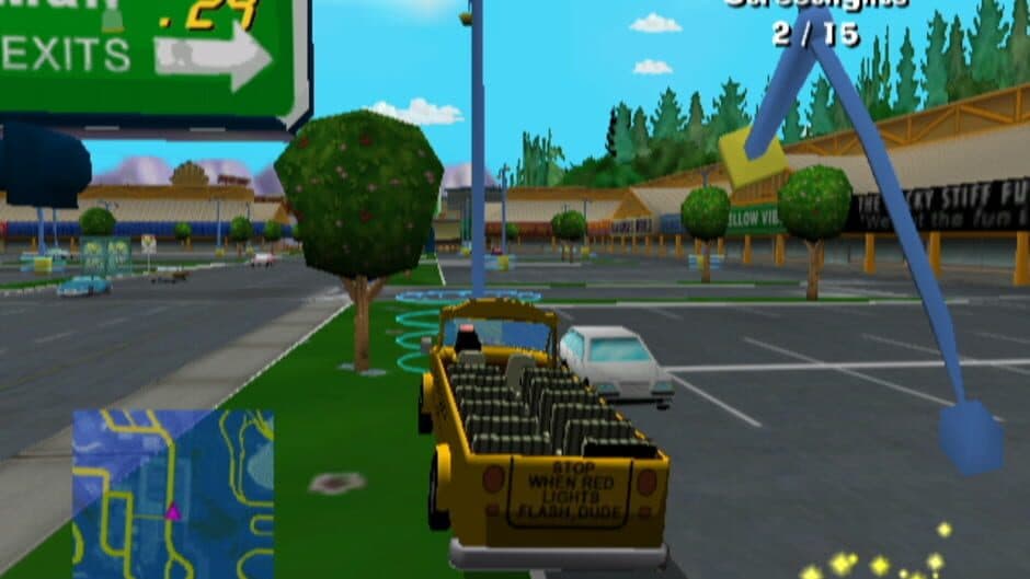 The Simpsons: Road Rage - Captura 5