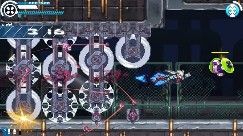 Gunvolt Chronicles: Luminous Avenger iX - Captura 3