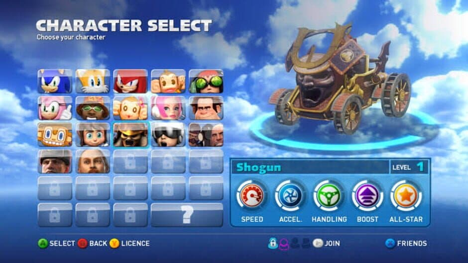 Sonic & All-Stars Racing Transformed - Captura 1