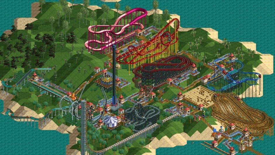 RollerCoaster Tycoon: Deluxe - Captura 2
